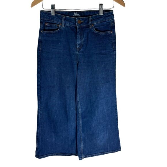 Boden The York Cropped Wide Leg Jeans Sz 2 - Picture 3 of 10